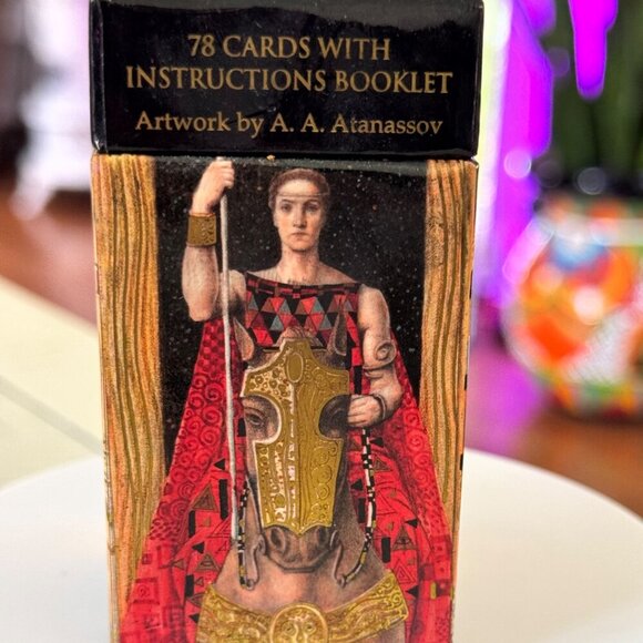Klimt Tarot Pocket Golden Edition – 78 Card Deck – Mini Tarot - Picture 4 of 5
